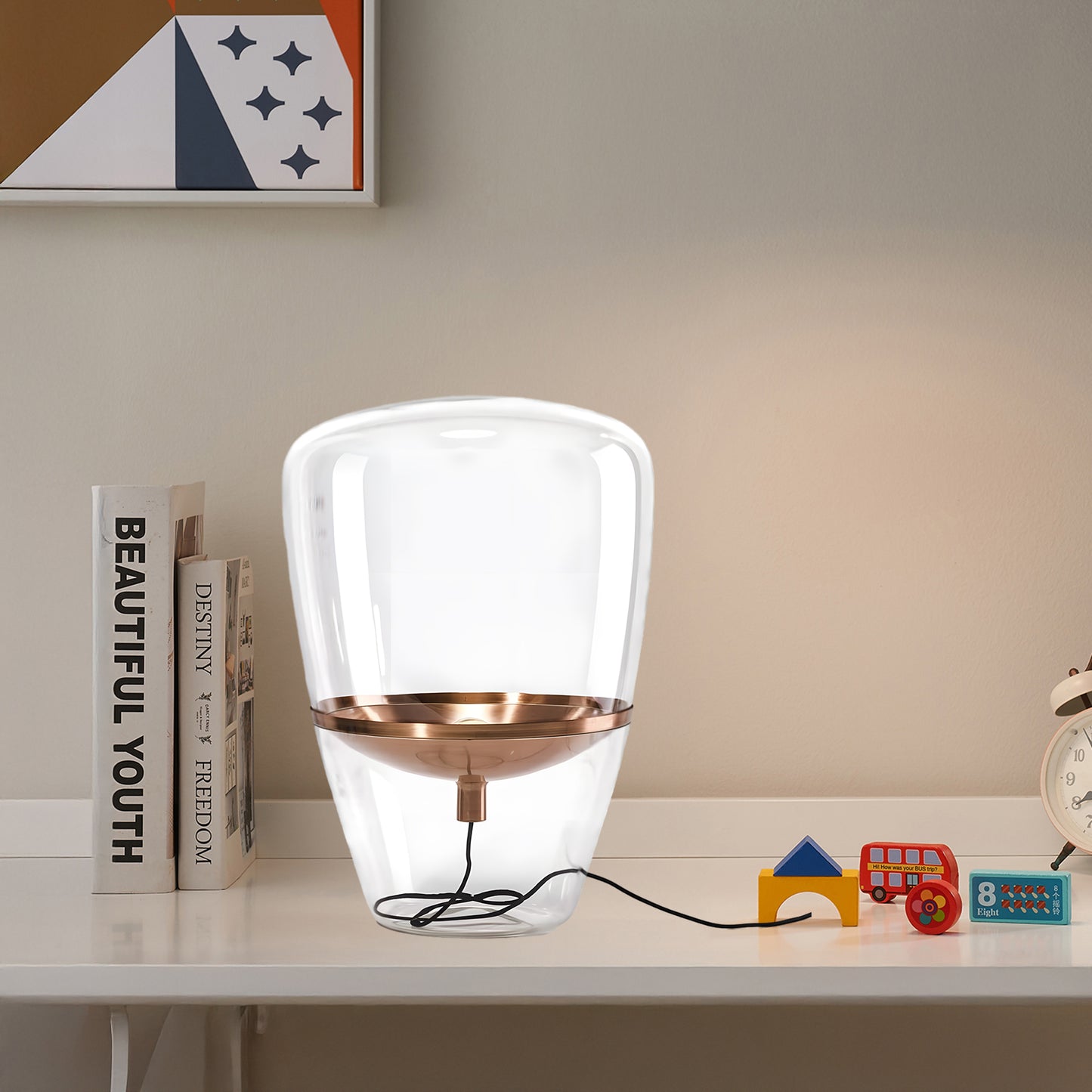 Balloon Classic Crystal Table Lamp