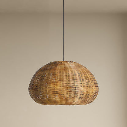 Bamboo Camden Art Deco Material Pendant Light