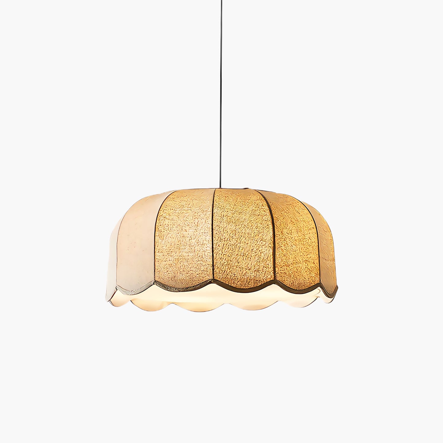 Banana Leaf Eclectic Metal Pendant Lamp