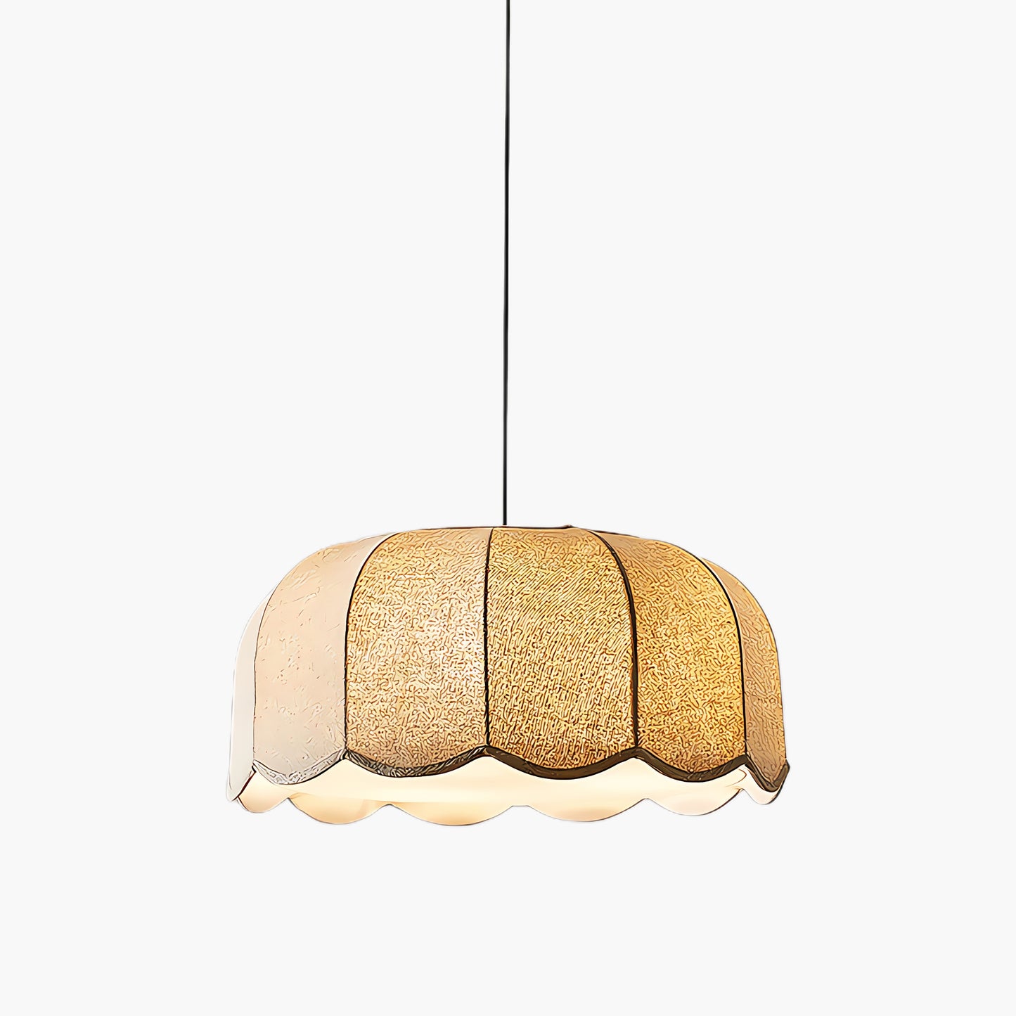 Banana Leaf Eclectic Metal Pendant Lamp