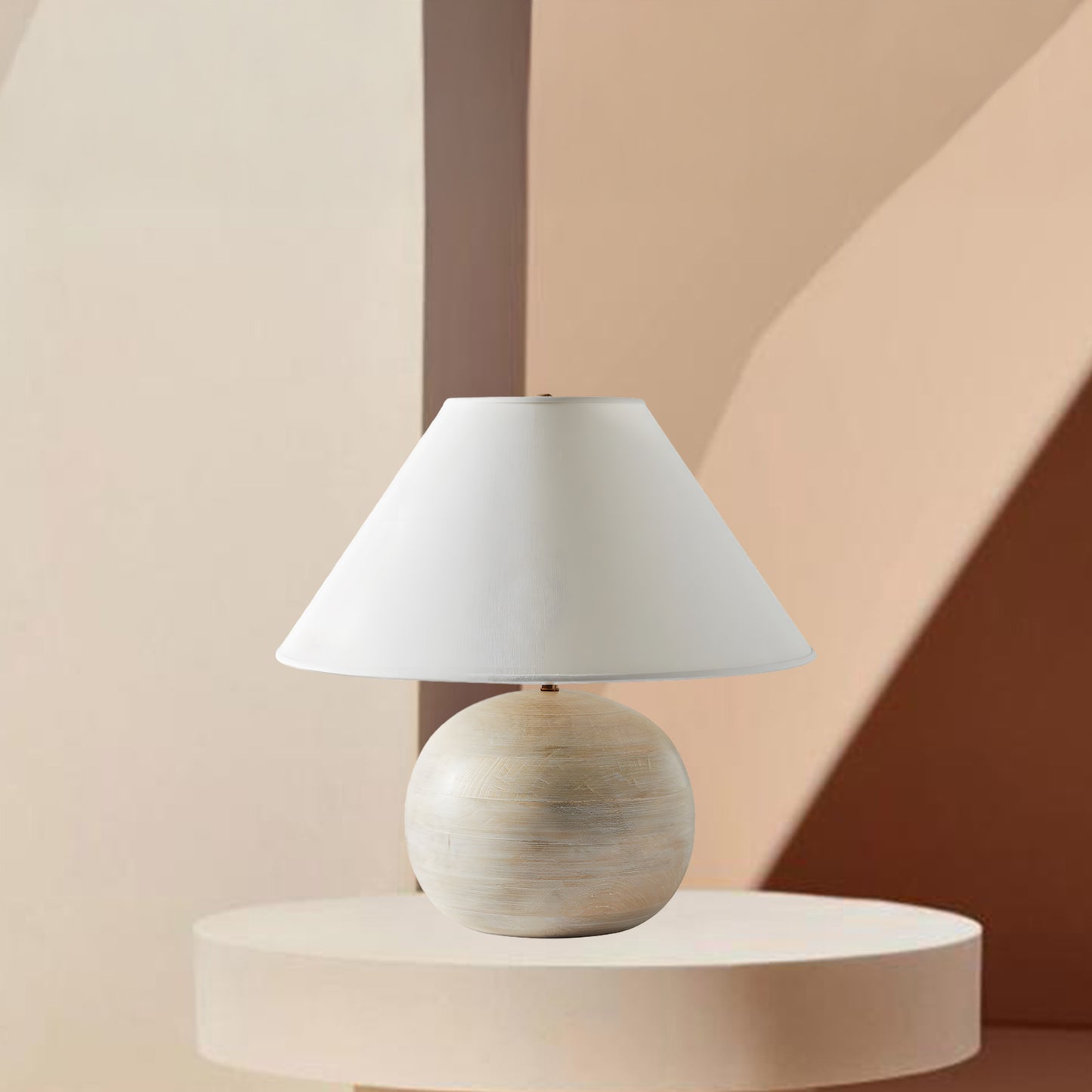 Beachside Eclectic Metal Table Lamp