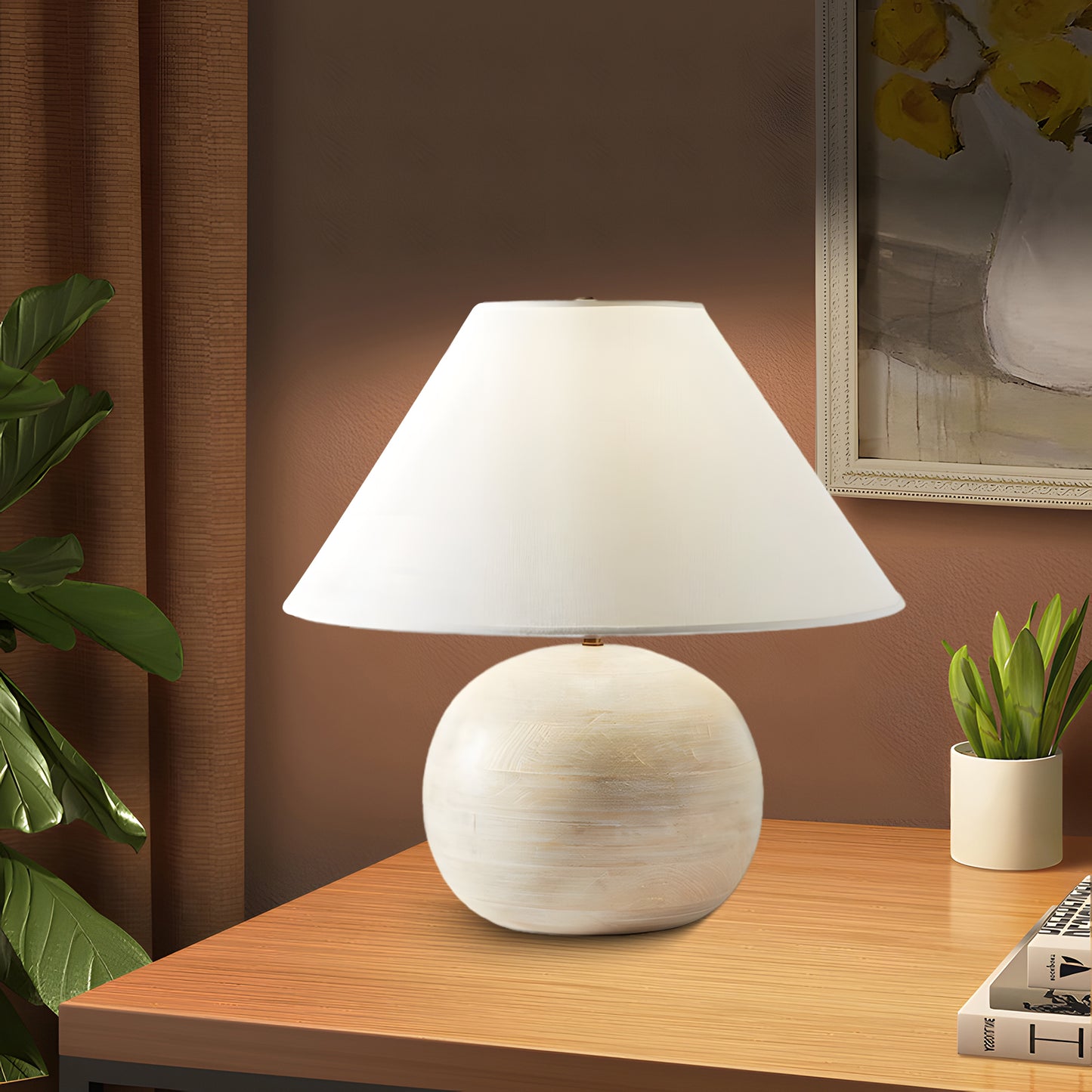 Beachside Eclectic Metal Table Lamp