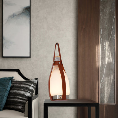 Bell Portable Battery Luxury Crystal Table Lamp