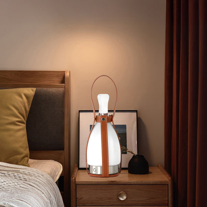 Bell Portable Battery Luxury Crystal Table Lamp