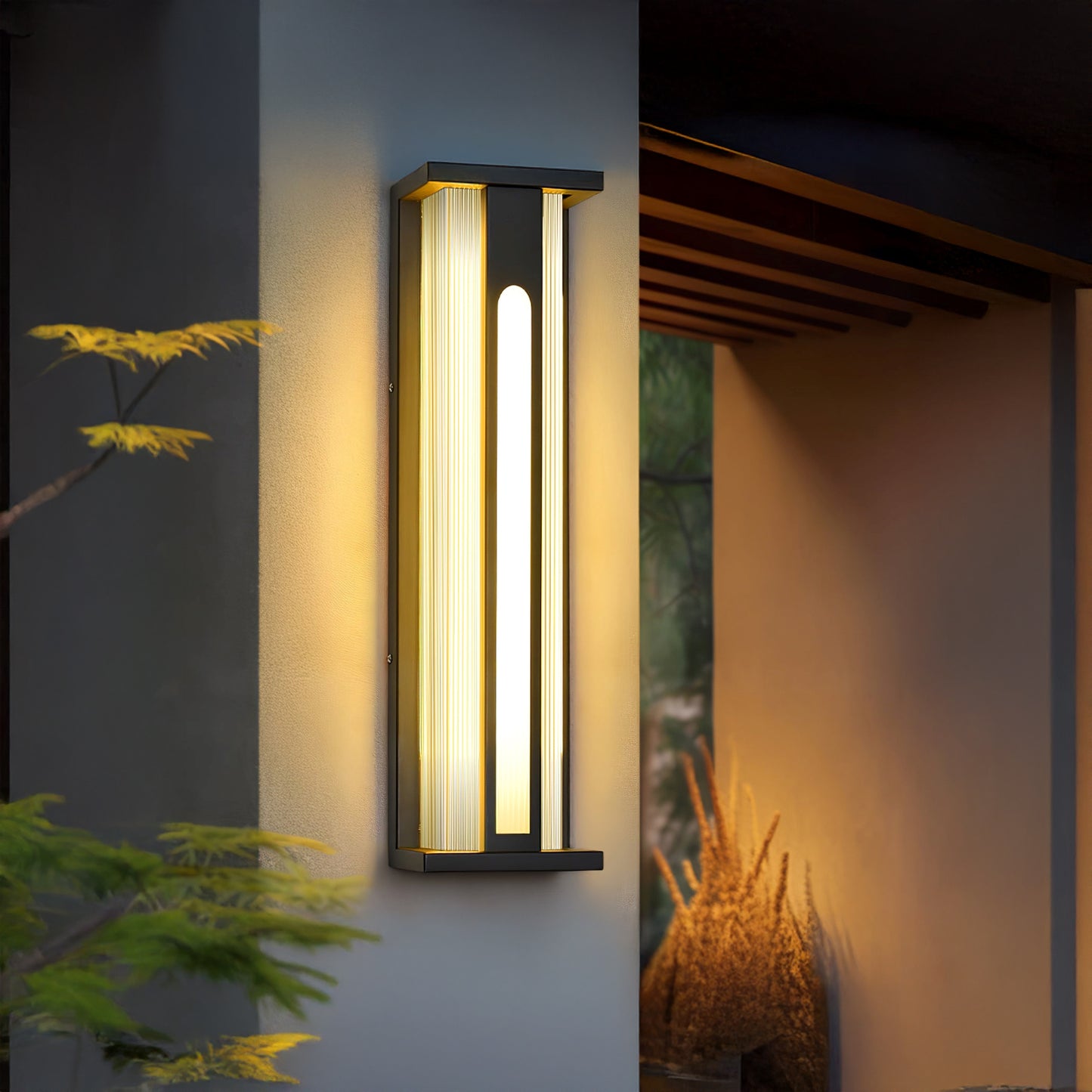 Bellamy Flair Outdoor Modern Steel Wall Lamp