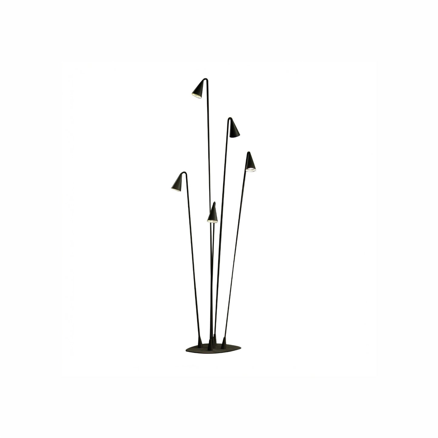 Bellflower Outdoor Luxury Aluminum Floor Lamp