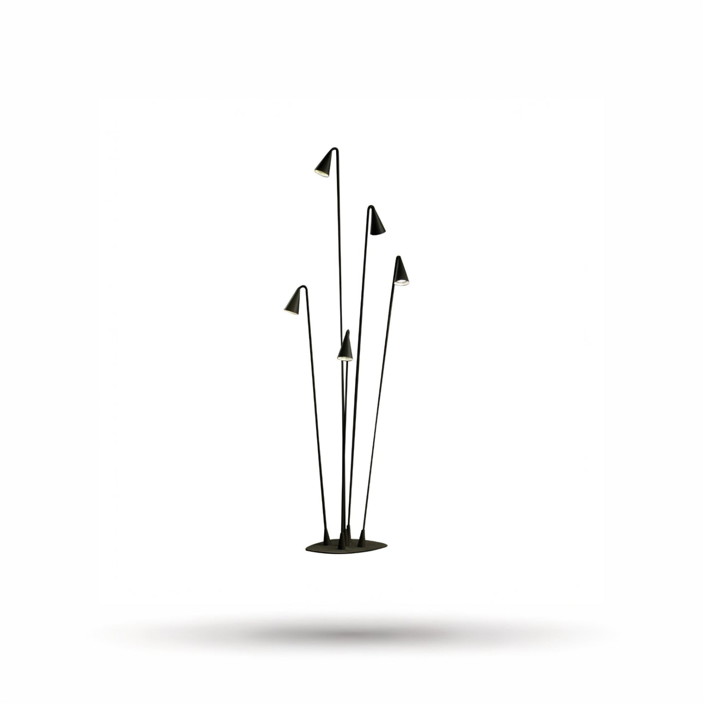 Bellflower Outdoor Luxury Aluminum Floor Lamp