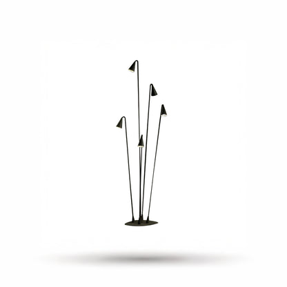 Bellflower Outdoor Luxury Aluminum Floor Lamp