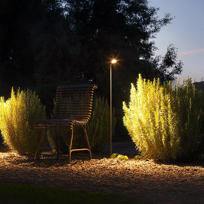 Bellflower Outdoor Luxury Aluminum Floor Lamp