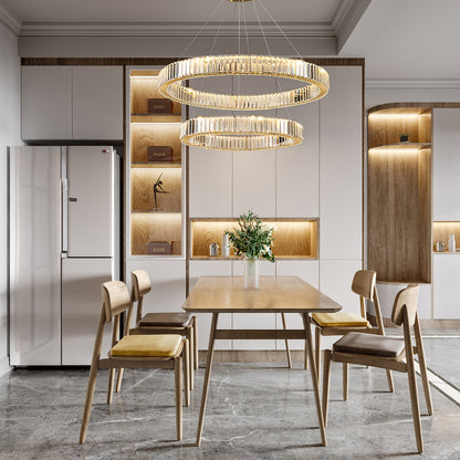 Bertolda Contemporary Steel Chandeliers