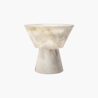 Beta Marble Contemporary Brass Table Lamp