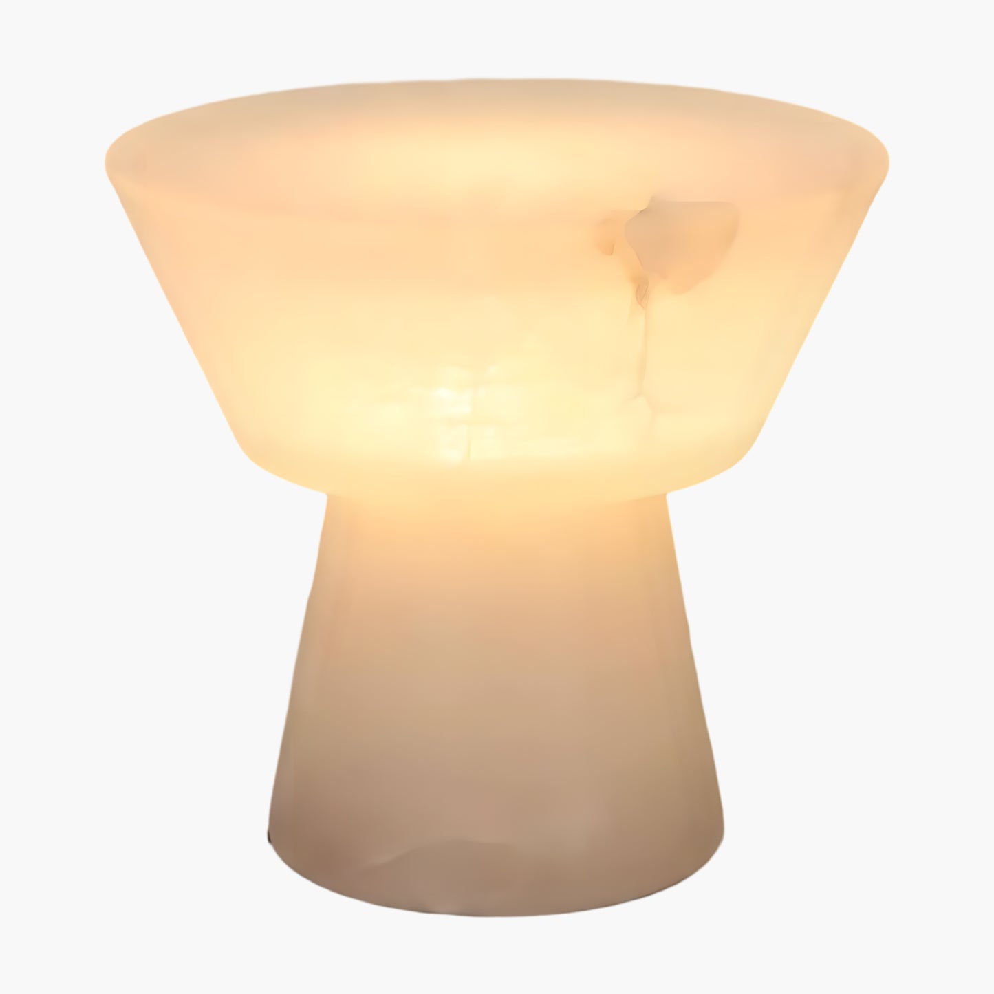 Beta Marble Contemporary Brass Table Lamp