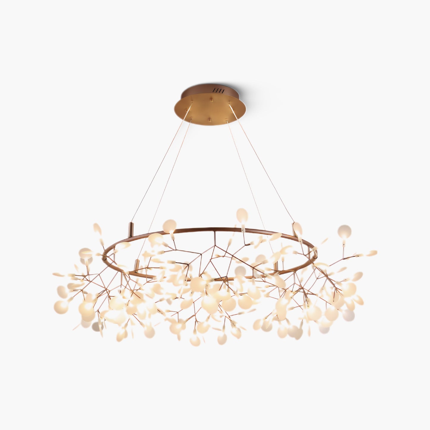 Big O Firefly LED Modern Metal Chandelier