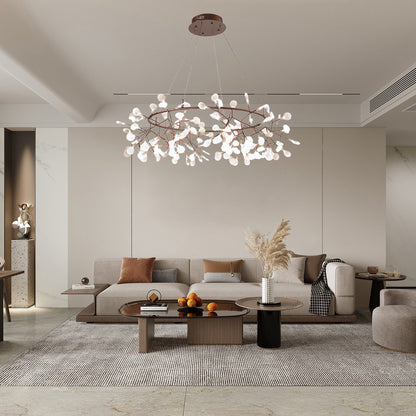 Big O Firefly LED Modern Metal Chandelier