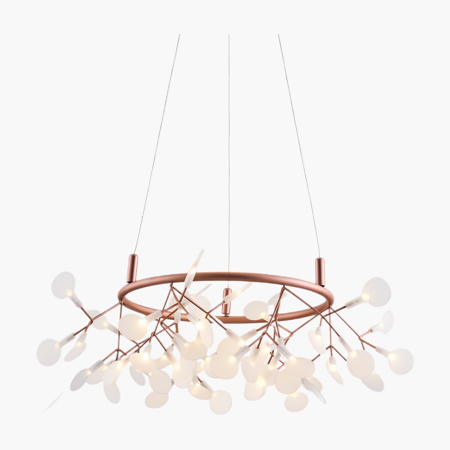 Big O Firefly LED Modern Metal Chandelier