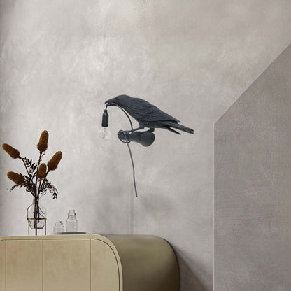 Bird Eclectic Metal Wall Light