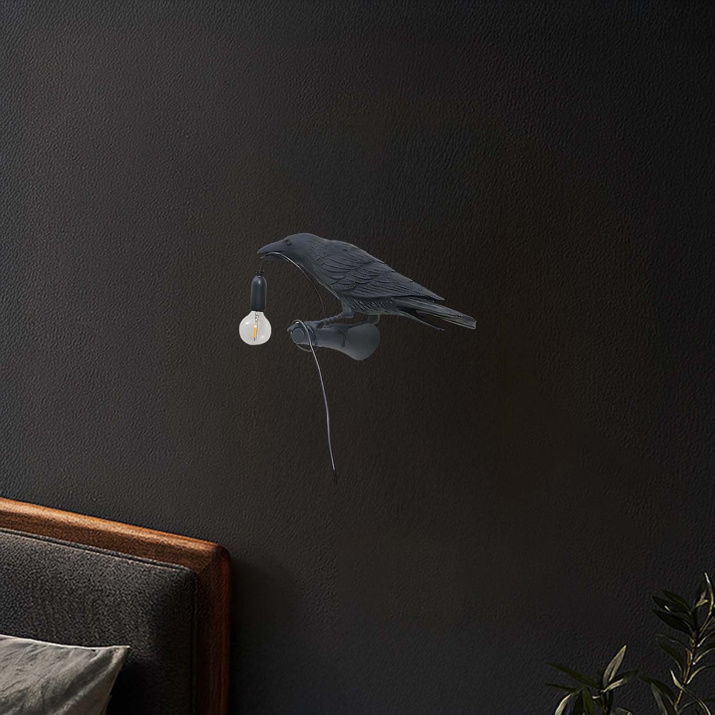 Bird Eclectic Metal Wall Light