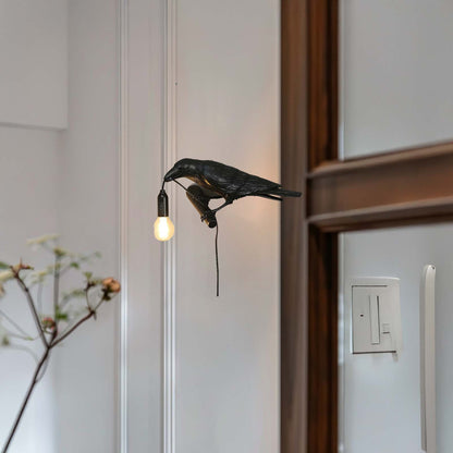 Bird Eclectic Metal Wall Light