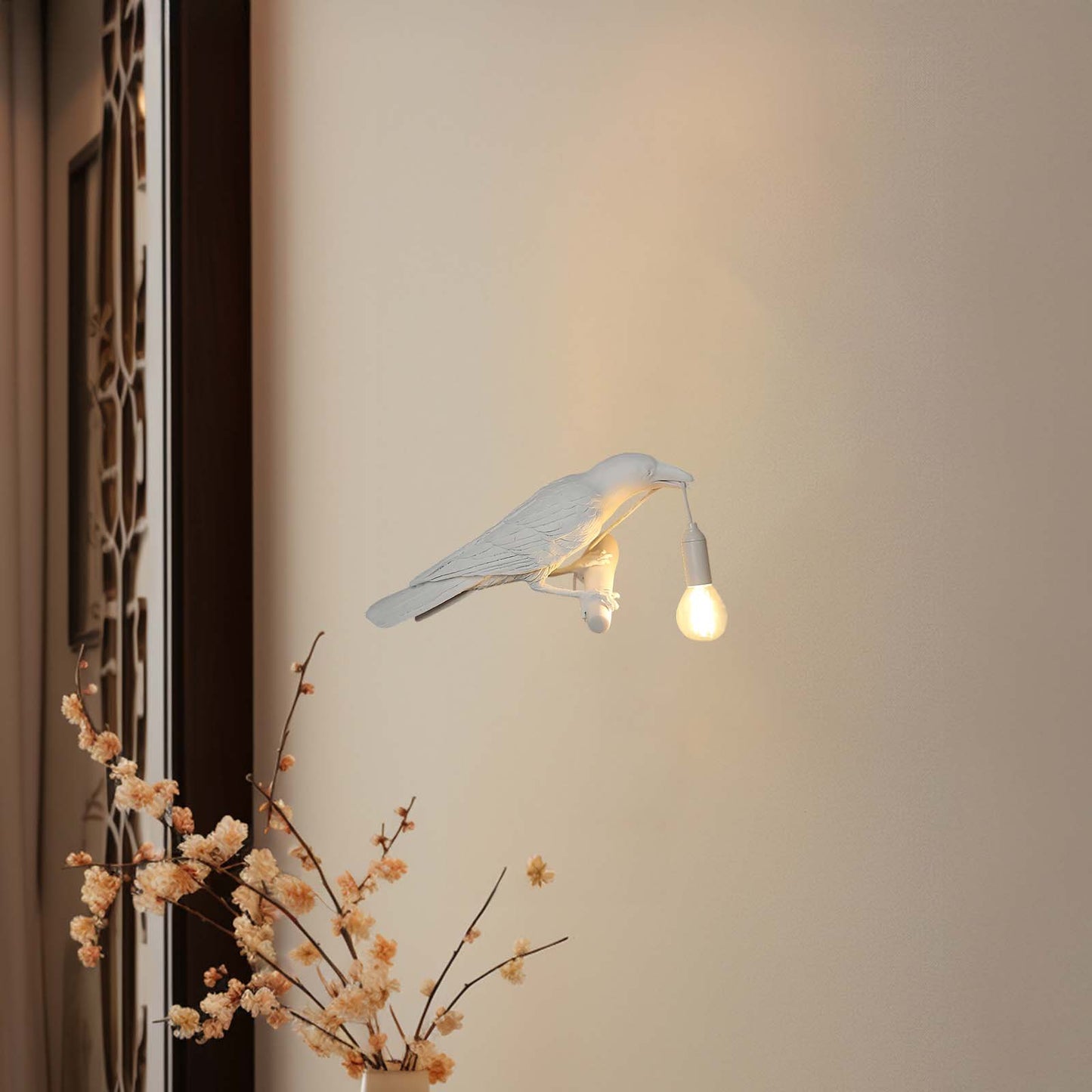 Bird Eclectic Metal Wall Light