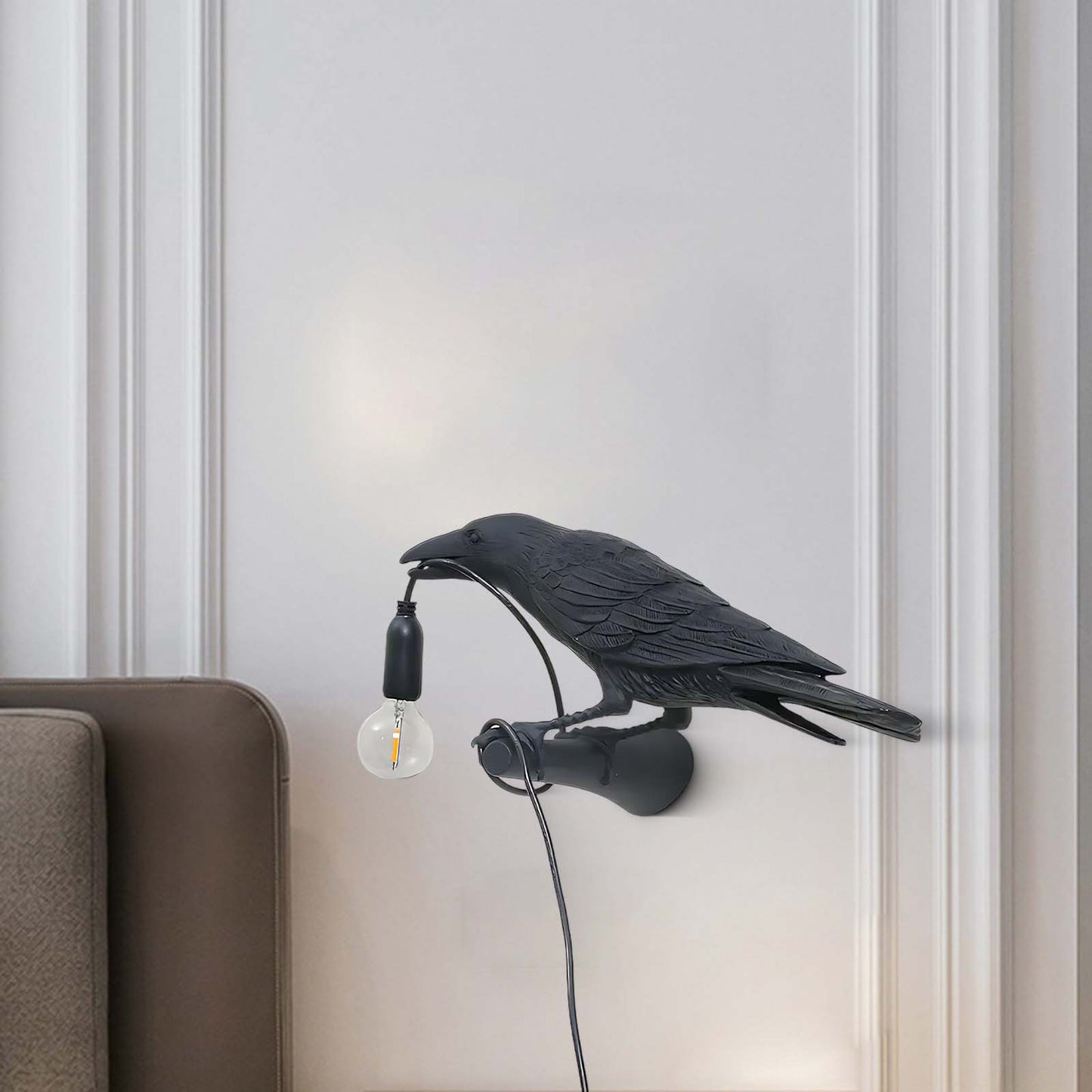 Bird Eclectic Metal Wall Light