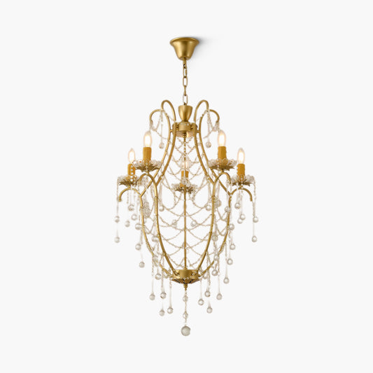 Birdcage Vintage Crystal Chandelier