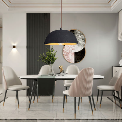 Black Arch Ceramic Minimalist Metal Pendant Lamp