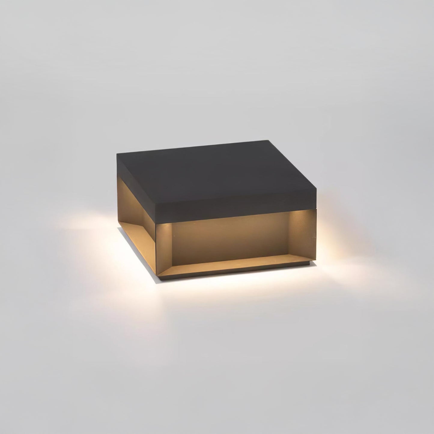 Black Box Eclectic Metal Outdoor Post Light