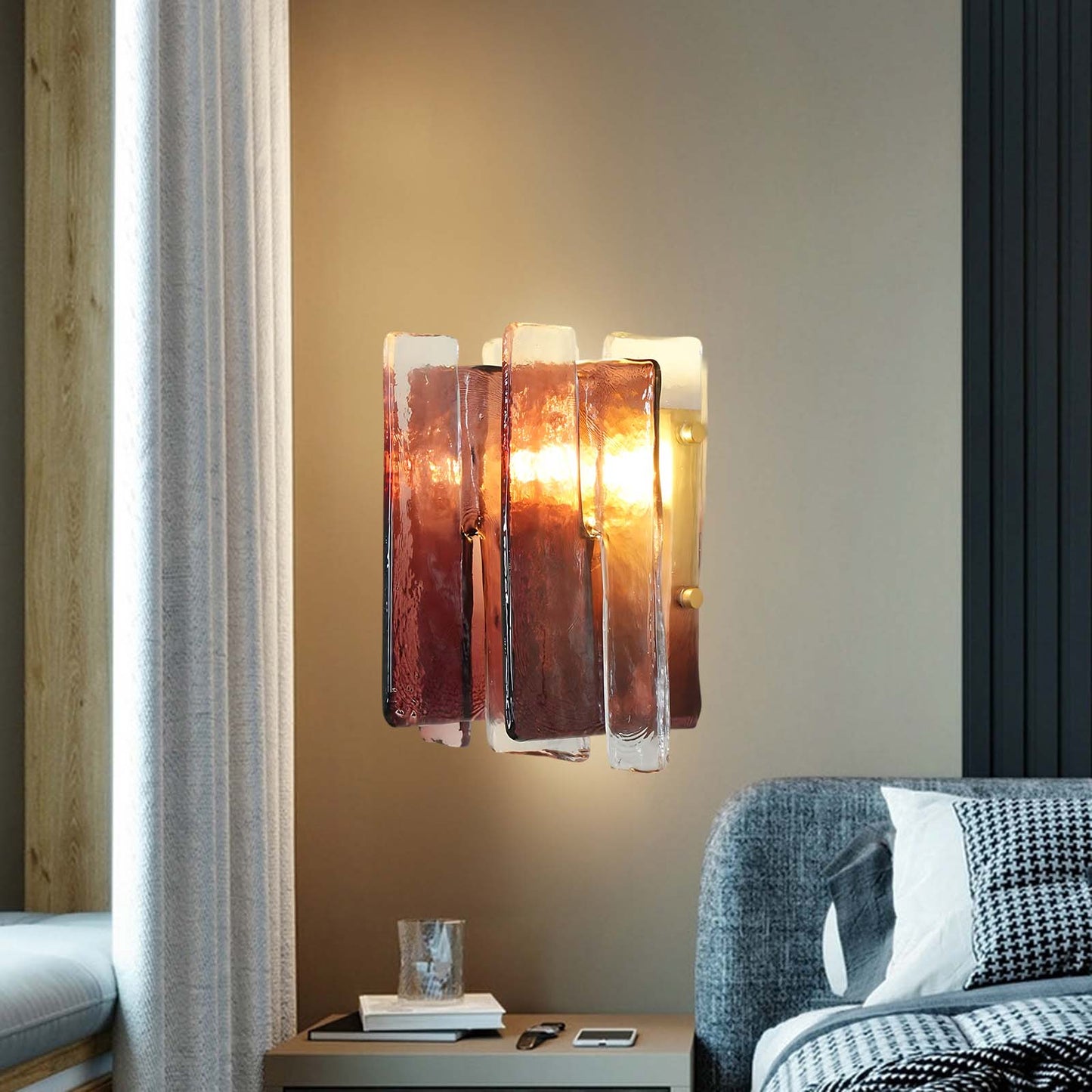 Blason Eclectic Crystal Wall Light