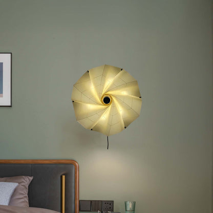 Bloom Petals Eclectic Metal Wall Lamp