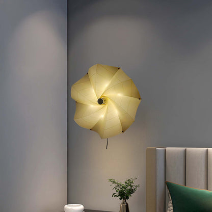 Bloom Petals Eclectic Metal Wall Lamp