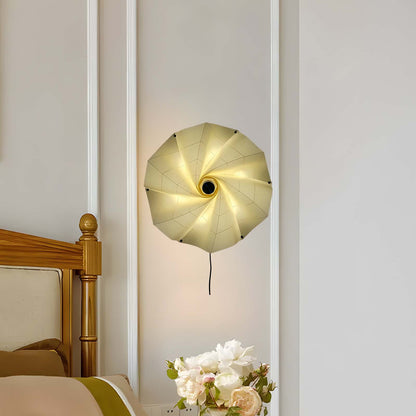 Bloom Petals Eclectic Metal Wall Lamp