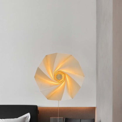 Bloom Petals Eclectic Metal Wall Lamp