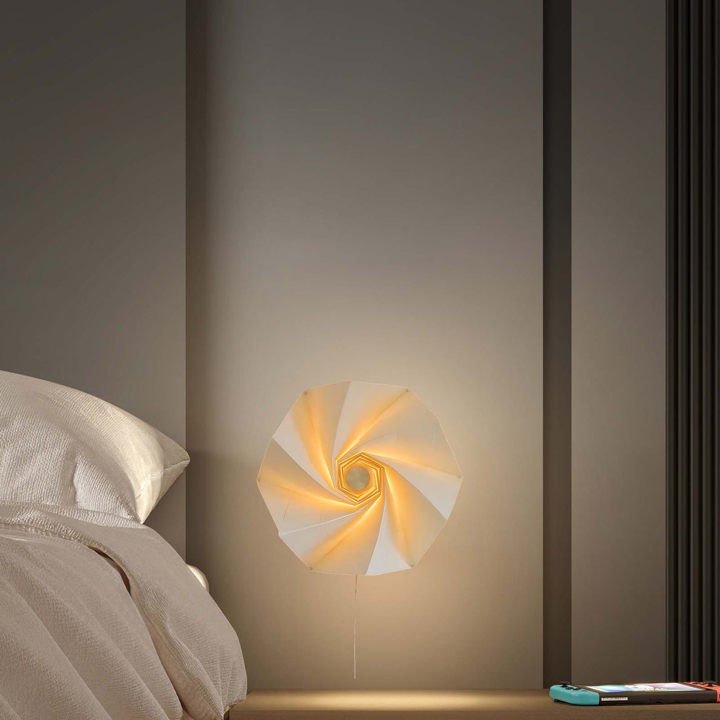 Bloom Petals Eclectic Metal Wall Lamp