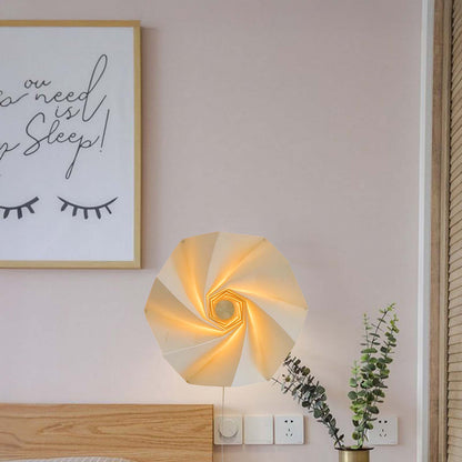 Bloom Petals Eclectic Metal Wall Lamp