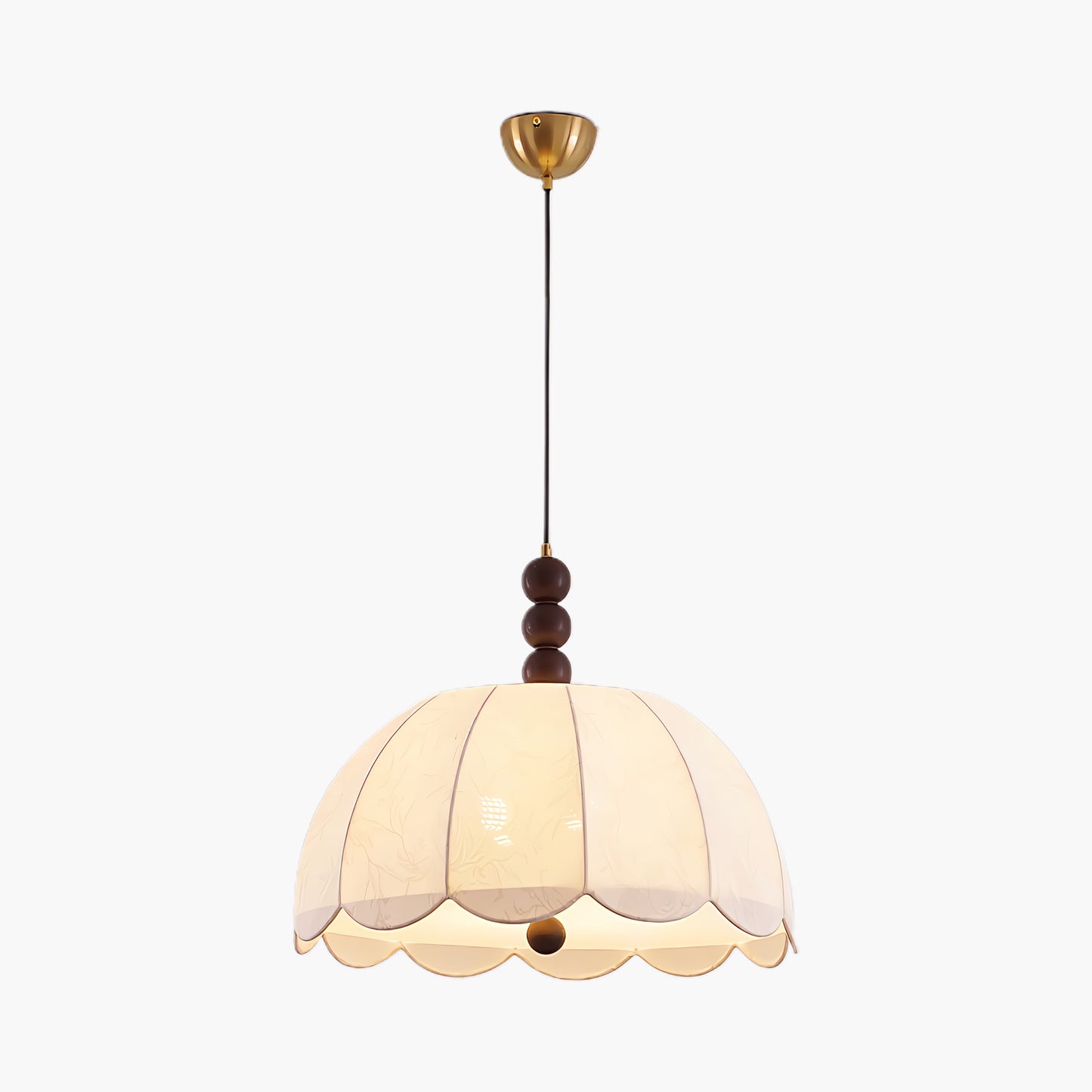 Blossom Fabric Vintage Metal Pendant Light