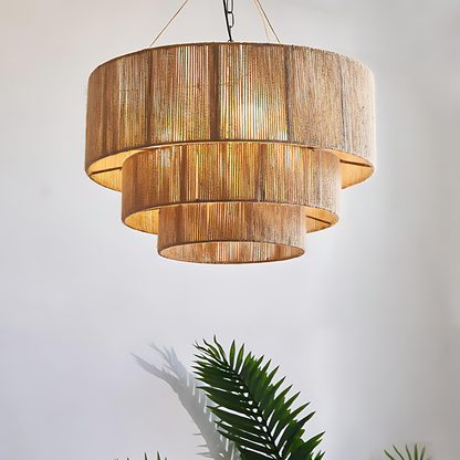 Bohemian Hemp Haven Chandelier