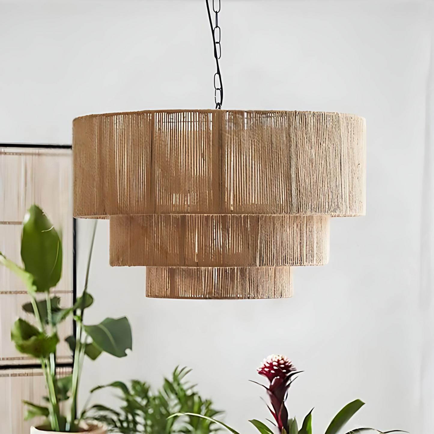 Bohemian Hemp Haven Chandelier