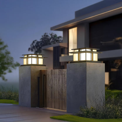 Boilyn Pillar Eclectic Metal Outdoor Light