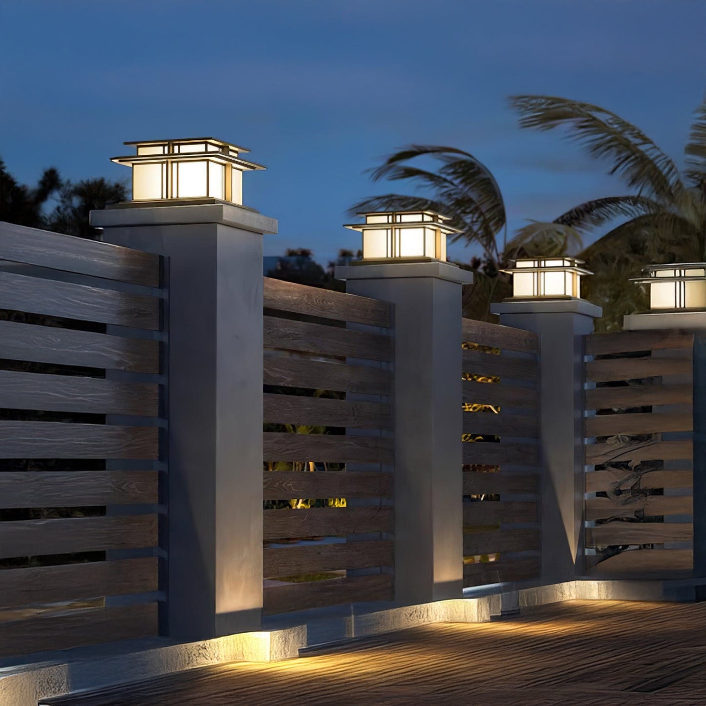 Boilyn Pillar Eclectic Metal Outdoor Light