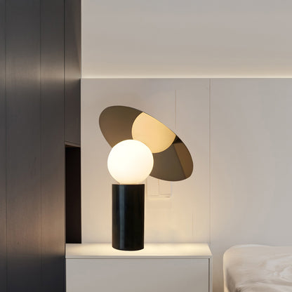 Bola Disc Eclectic Crystal Table Lamp