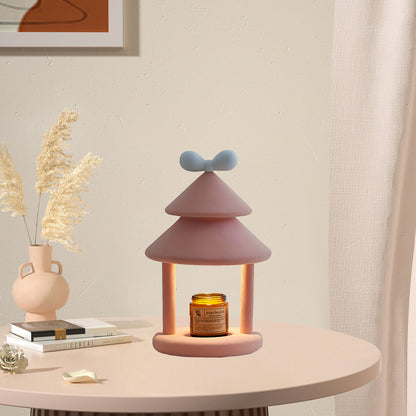 Bow Tie Cone Contemporary Material Table Lamp