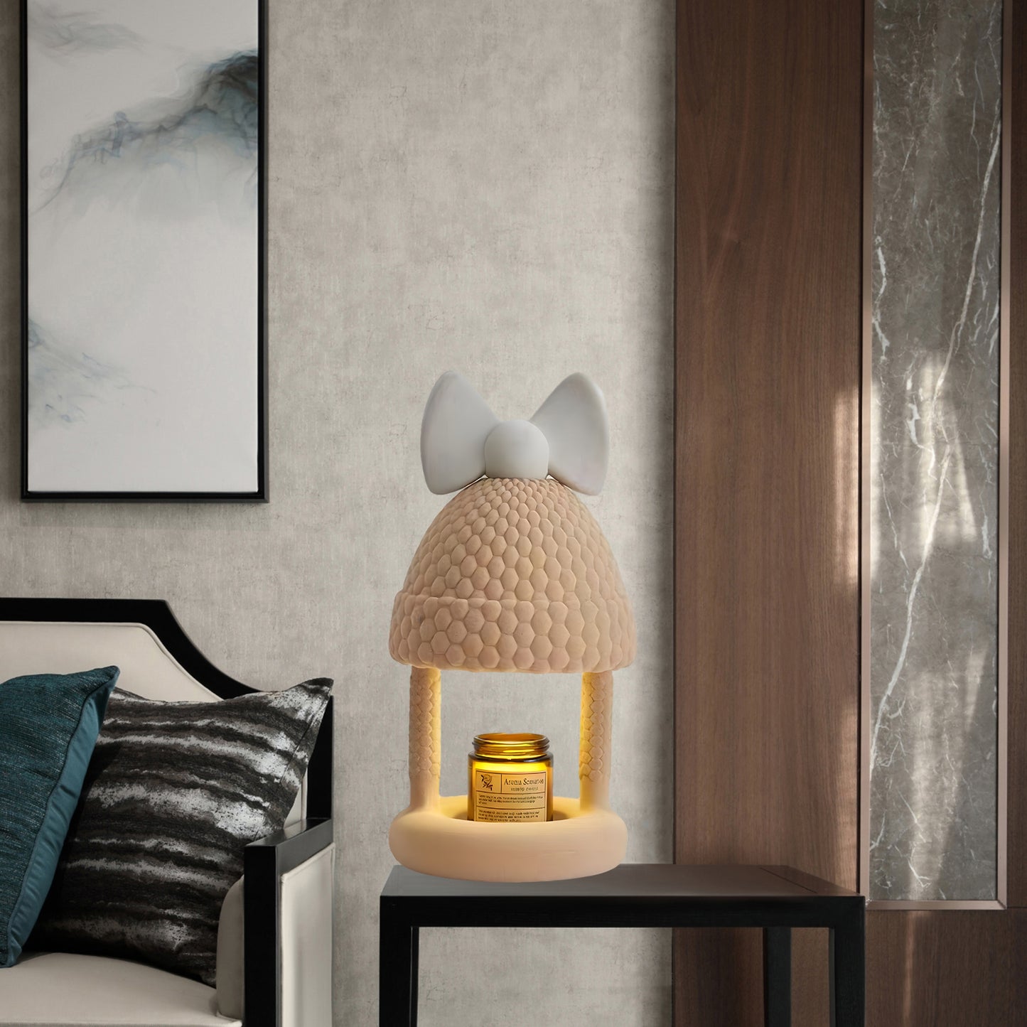 Bow Tie Hat Modern Material Table Lamp