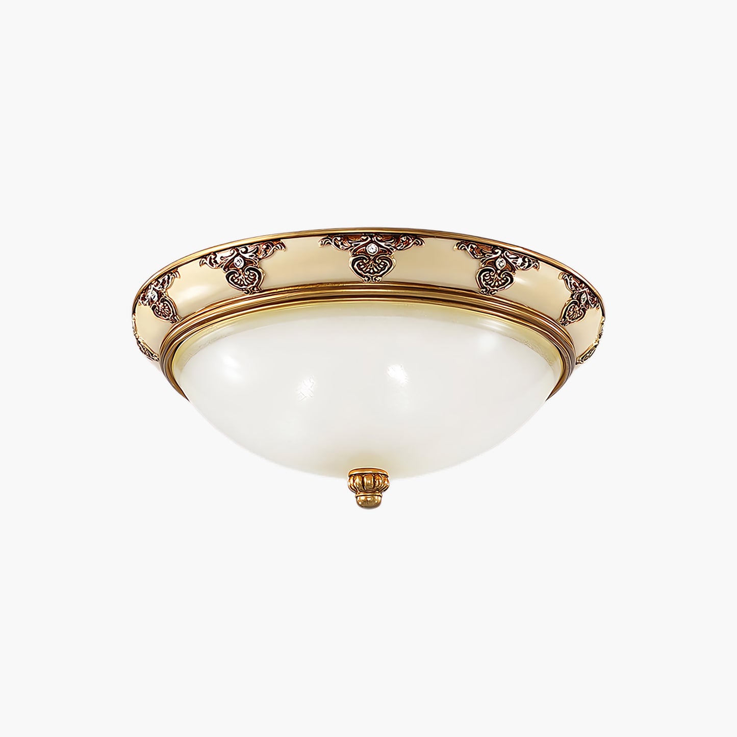 Brahm Flush Retro Crystal Ceiling Light