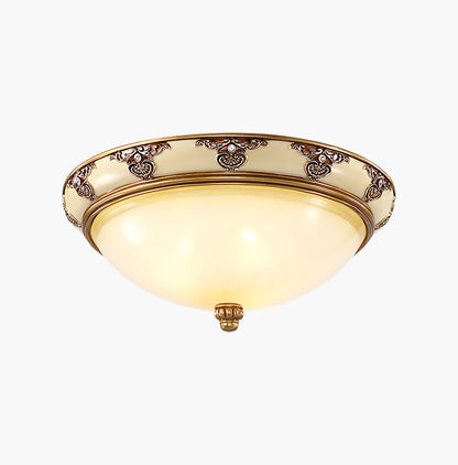 Brahm Flush Retro Crystal Ceiling Light