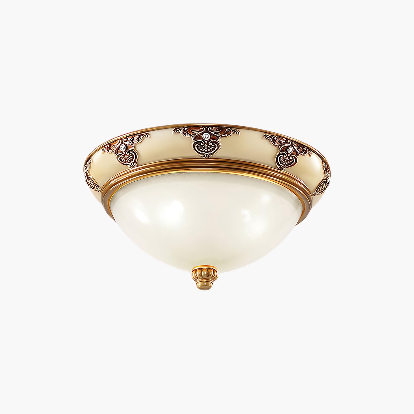 Brahm Flush Retro Crystal Ceiling Light