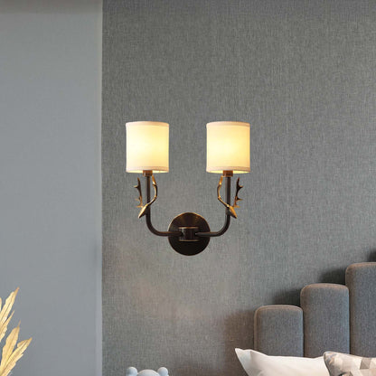 Brass Deer Head Modern Wall Light