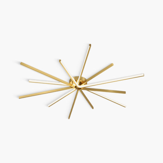 Starbursts Luxury Brass Ceiling Lamp