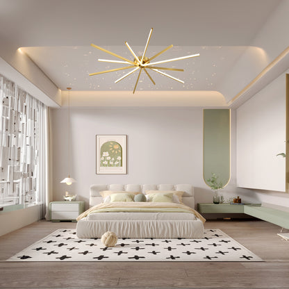 Starbursts Luxury Brass Ceiling Lamp