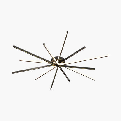 Starbursts Luxury Brass Ceiling Lamp