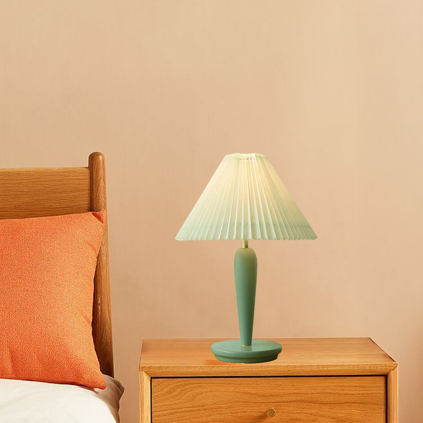 Brentwood Tall Vintage Metal Table Lamp